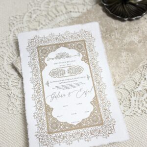 Nikah Akdi Luxury (personalisiert)